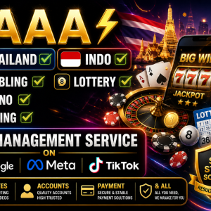 ⚡️AAA⚡️✅THAILAND ✅INDO ☑️GAMBLING ☑️CASINO ☑️BETTING ☑️LOTTERY ADS MANAGEMENT SERVICE ON GOOGLE | META | TIKTOK ✅CREATIVES | ACCOUNTS | PAYMENT & ALL