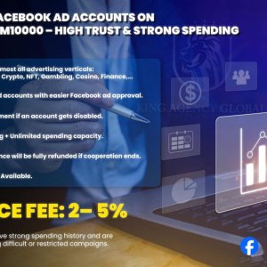 ⭐KING AGENCY GLOBAL⭐ FACEBOOK ADVERTISING ACCOUNT RENTAL SERVICE ⭐ FEE 3% - 5%⭐ At no cost account with large spending limit - Agent account - 24/7 s