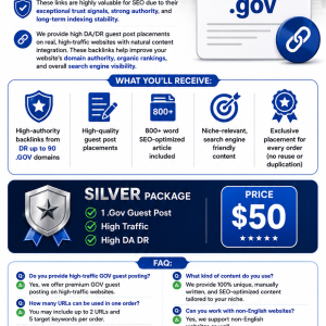 ⚡Premium [  .GOV  ] Government Guest Posts Backlinks Service – High Authority ✅DR 90+ With Real SEO Power ✅ Article Post & Organic Traffic Growth ☺️