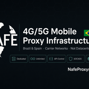 Dedicated Mobile Proxies · BR + ES · Real Carrier IPs