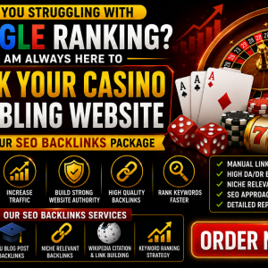 ⭐Rank Your Casino Brand With Our Latest Strategy SEO Services✴️EDU Blog Post Guest Post Backlinks Wikipedia Links