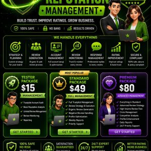 ⭐️ TRUSTPILOT REPUTATION MANAGEMENT ⭐️  ✔ Build Trust ✔ Protect Your Brand ✔ Grow Your Business