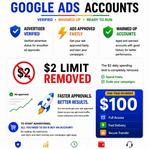 Google ADS Agency Account Advertiser Verified And Warmed.webp