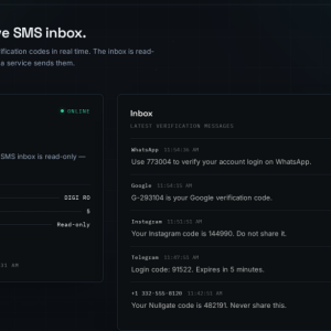 Nullgate SMS Inbox — Per‑Proxy Message Viewer
