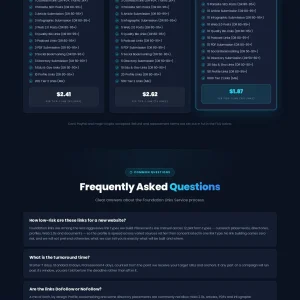 Foundation Links Pricing