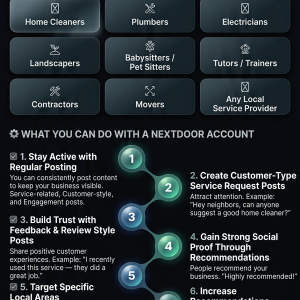 Nextdoor & Google Business Marketing | Google Business Profile and Nextdoor SEO , Get More Local Service Leads, neighborhood lead generation