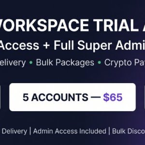 [PRE-ACTIVATED] Google Workspace 14-Day Trial Accounts | Full Super Admin + Primary Domain Access Included | Instant Delivery