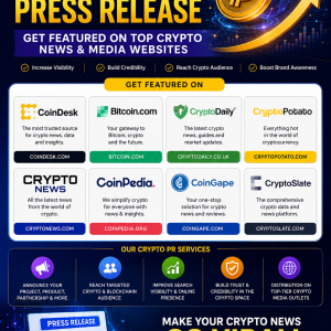 Crypto Press Release - Get Featured on Top Crypto News & Media Websites