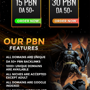 【BATMAN'S NETWORK】⭕ HIGH AUTHORITY PBNS ⚡ CRUSH COMPETITORS WITH SEO  ❤️ 50% DISCOUNT INSIDE ✅ DA 50+ PBNS