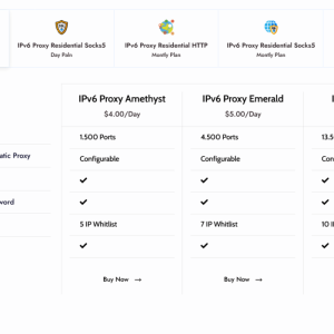 NoxProxy.com | High Speed IPv6 Proxy is High Quality | Daily Service Plan