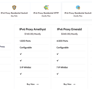 NoxProxy.com | High Speed IPv6 Proxy is High Quality | IPv6 Proxy Residential Socks5 Montly Plan