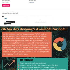 ➡️ Buy TikTok Ads Accounts ✅ Verified TikTok Advertising Account ❤️ Lowest Price ⚡Fast Delivery