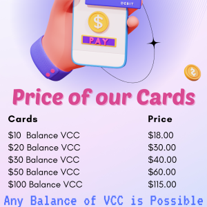 ⭐Buy VCC ➡️Reloadable VCC ⚡Any platform supported ❤️Fast Delivery❤️
