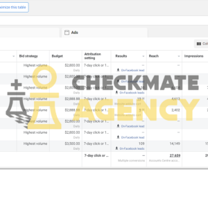 Facebook ads account for renting service - Checkmate agency.png