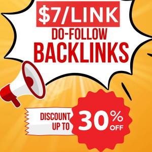 Flat $7 Per Do-follow Backlinks SEOBagpack