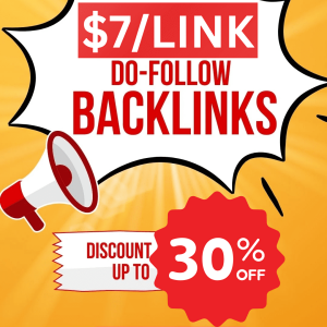 Flat $7 Per Do-follow Backlinks SEOBagpack