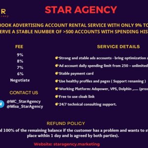 Facebook Account Ads For Rent - STAR AGENCY