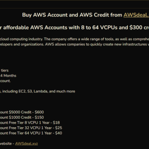 AWS $5000 Credit
