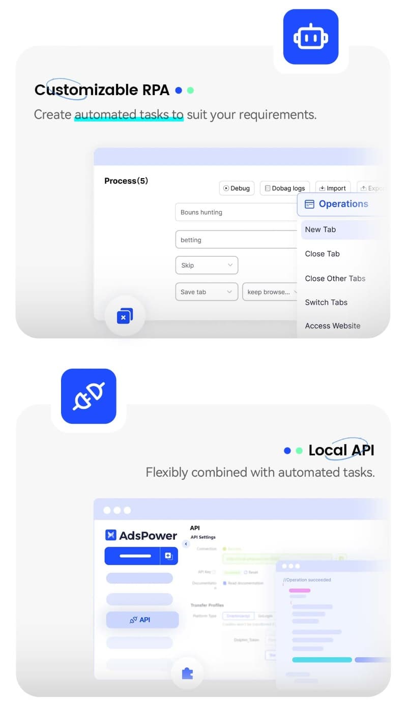 AdsPower key features