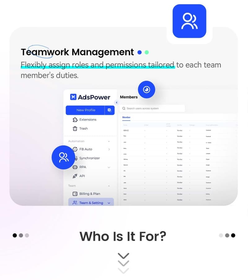 AdsPower key features