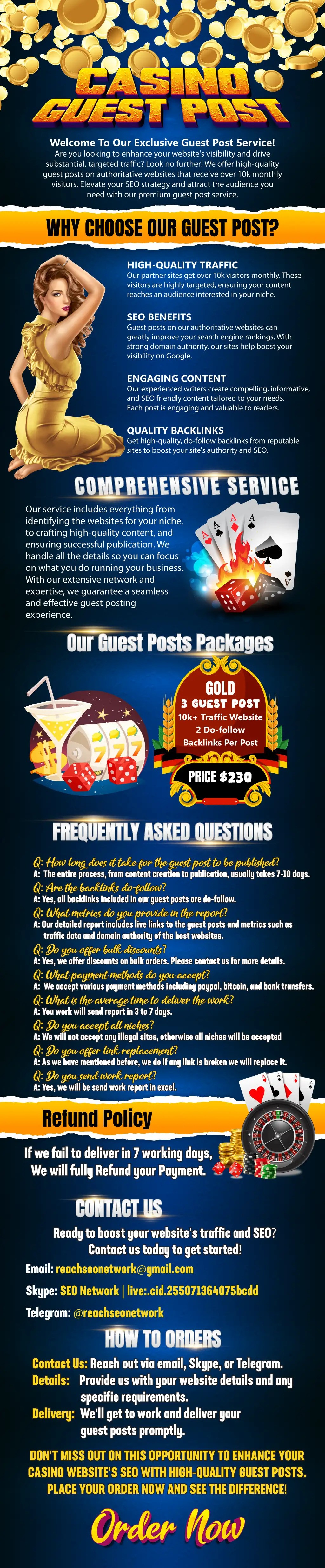 Casino Guest Post By SEO Network!