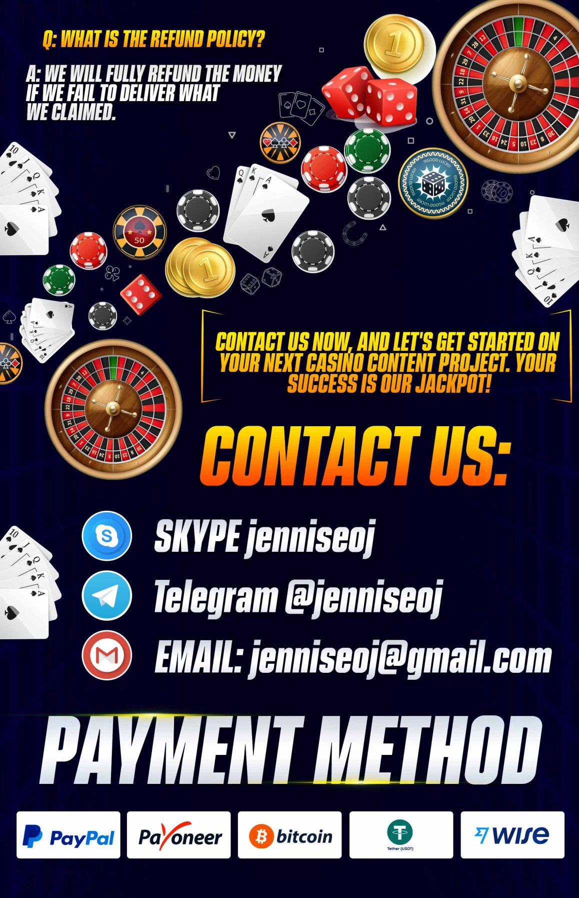 Casino Guest Post links