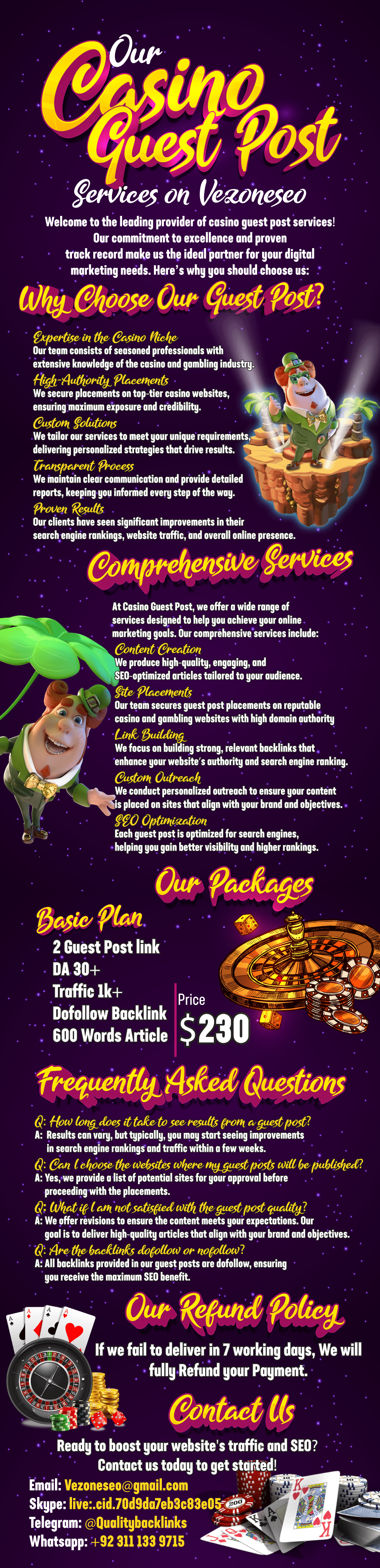 Casino Guest Post VezoneSEO