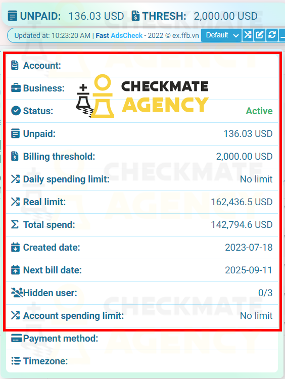 Crazy stable meta ad account !!!