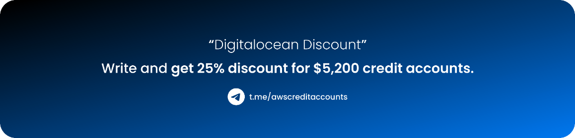 digitalocean credit account