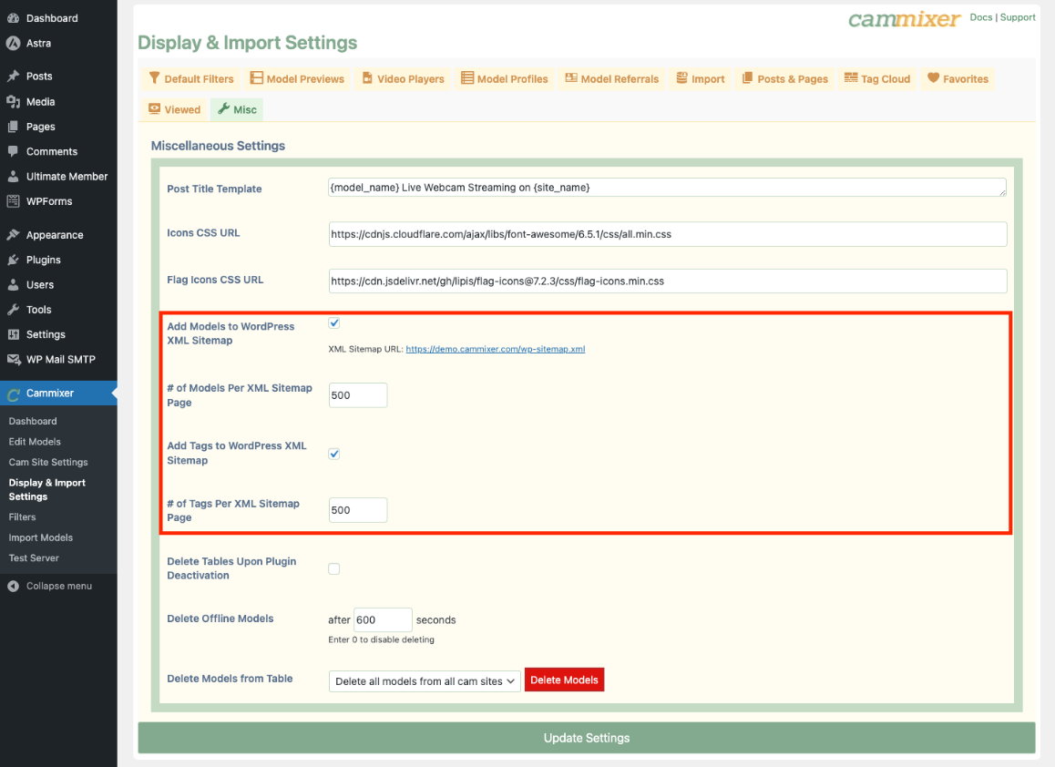 display-import-settings-xml-sitemap.png