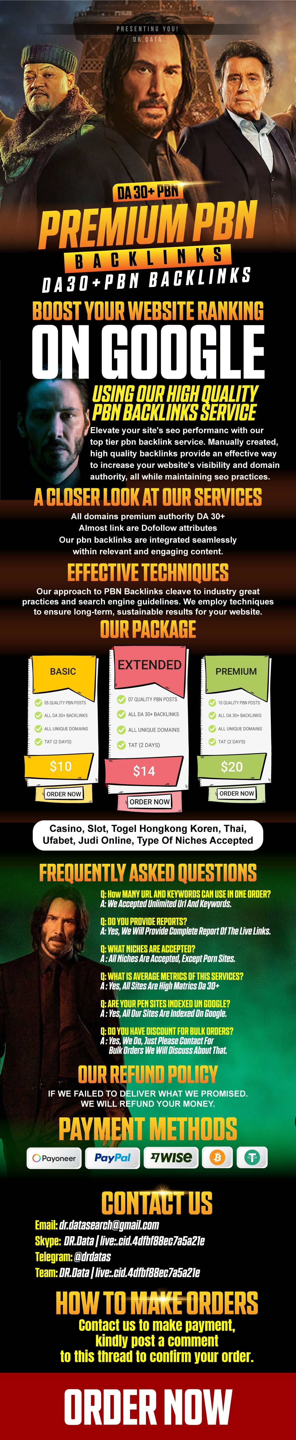 DR.Data Casino backlinks