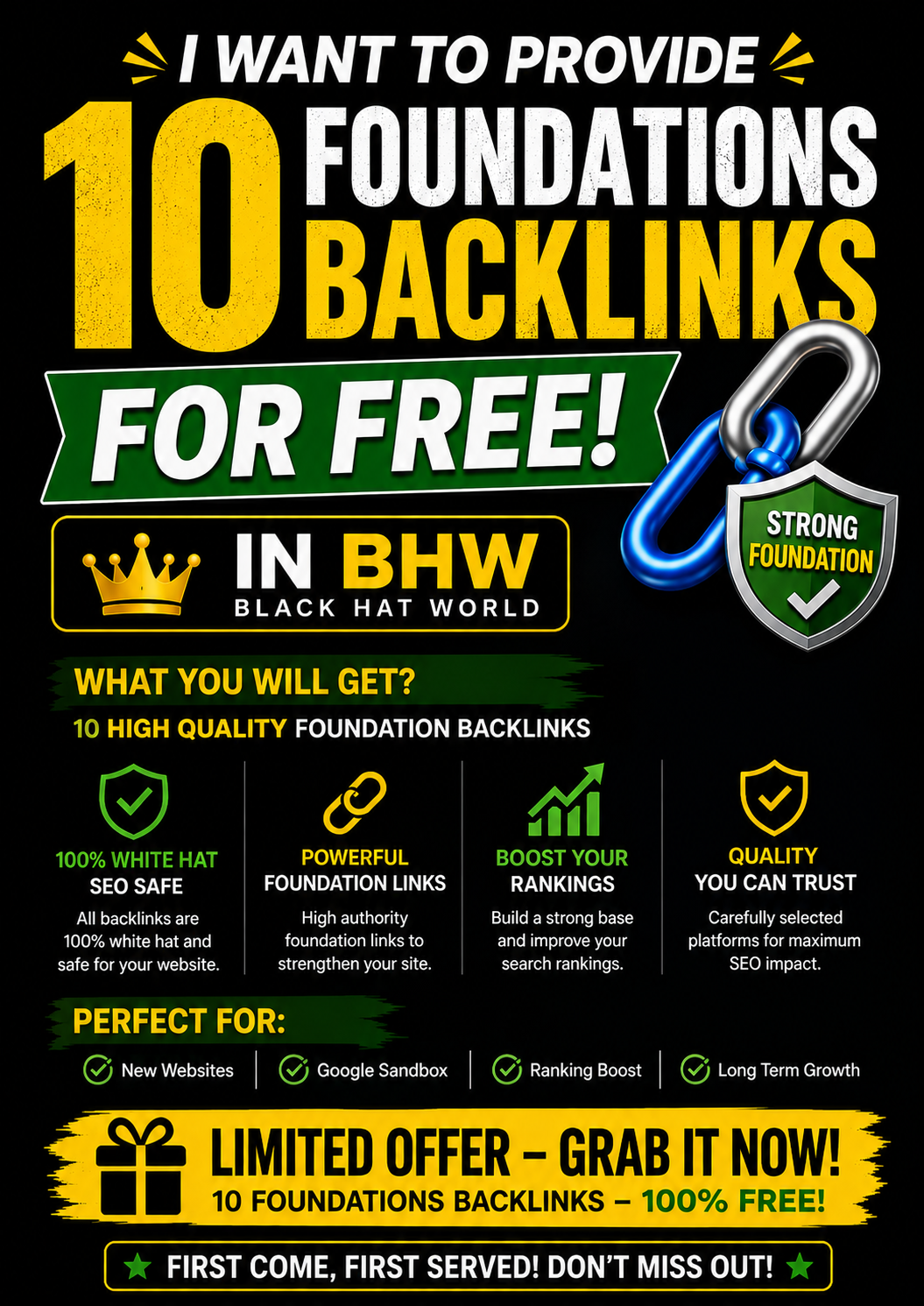 foundations backlinks for free
