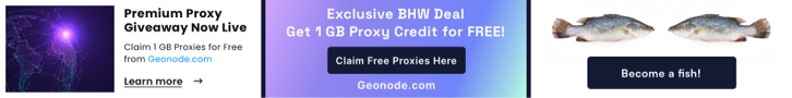 Geonode.com Proxy Offer
