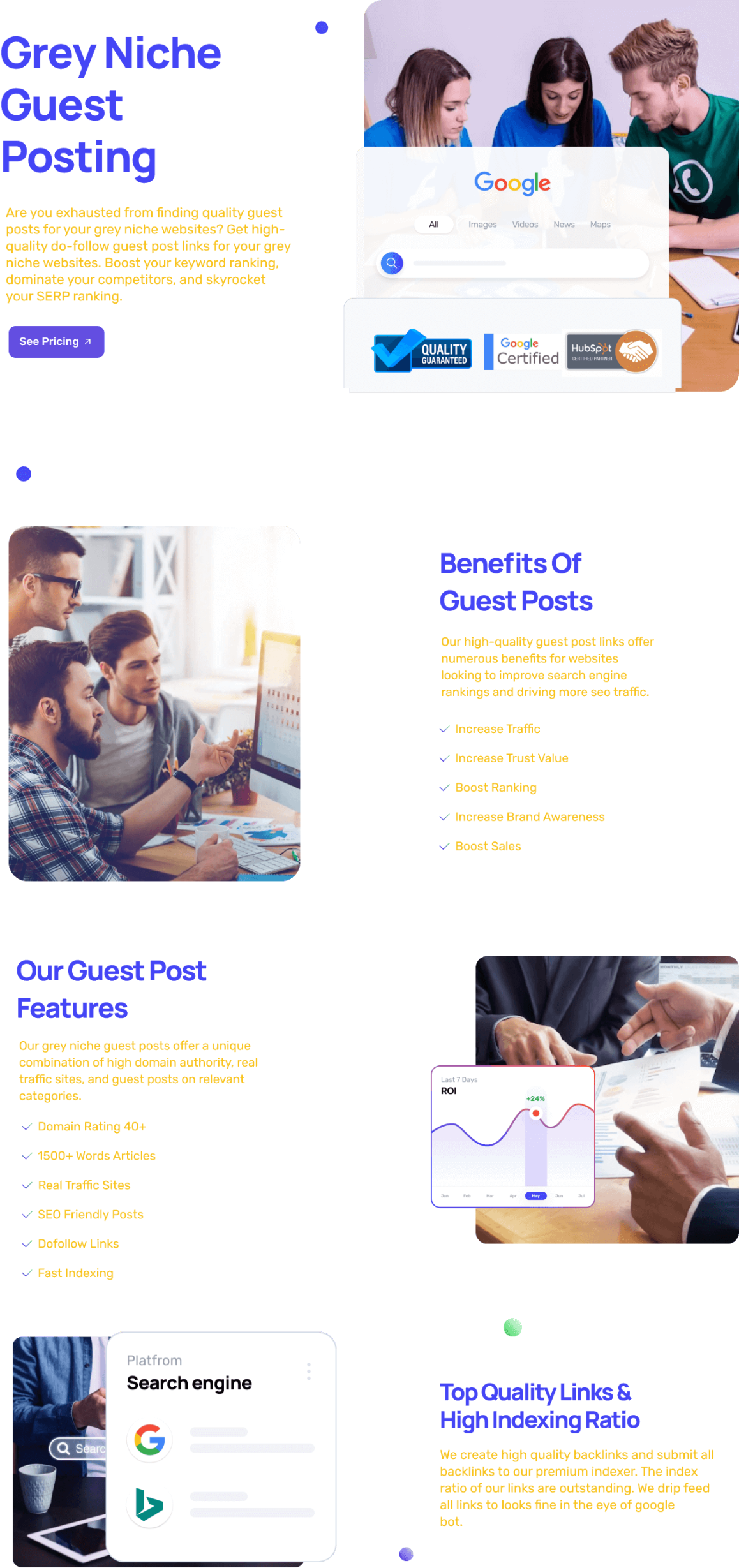Grey niche guest posting