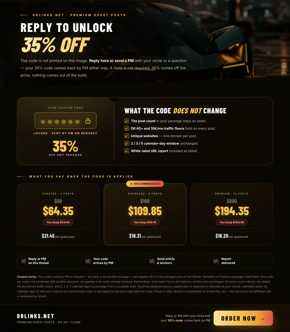 Guest Posts Coupon