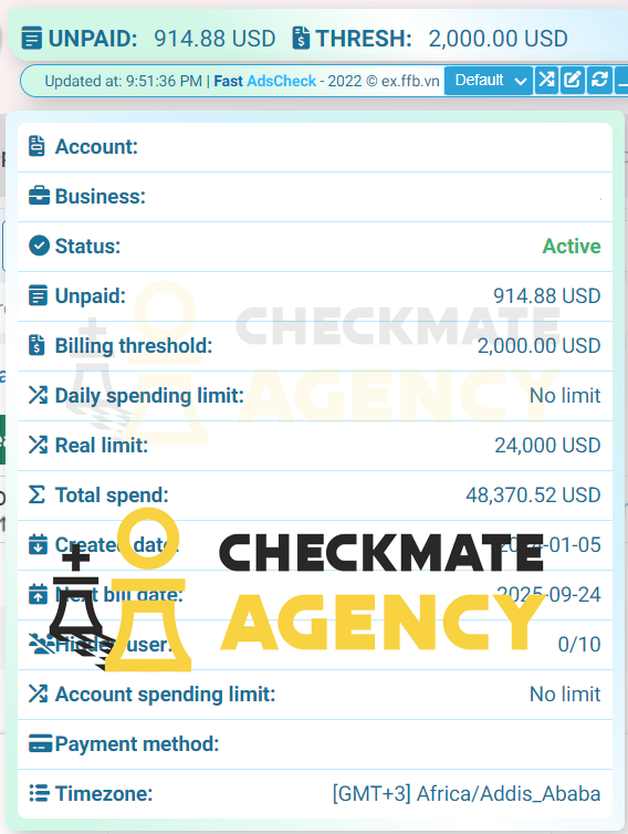 HIGH QUALITY AD ACCOUNT - DO YOU WANT IT?