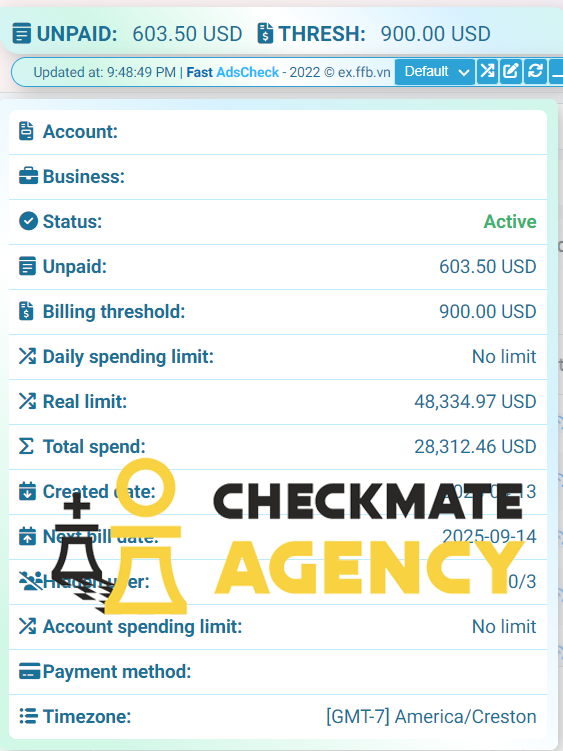 HIGH QUALITY AD ACCOUNT - DO YOU WANT IT?