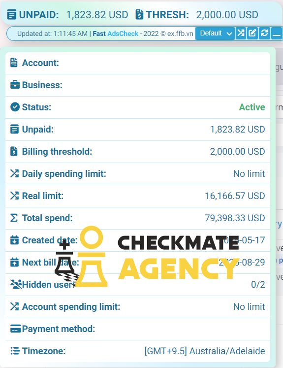 HIGH QUALITY META AD ACCOUNT!!!