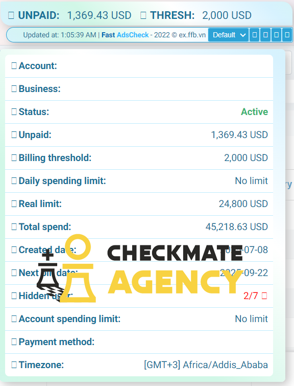 HIGH QUALITY META AD ACCOUNT!!!