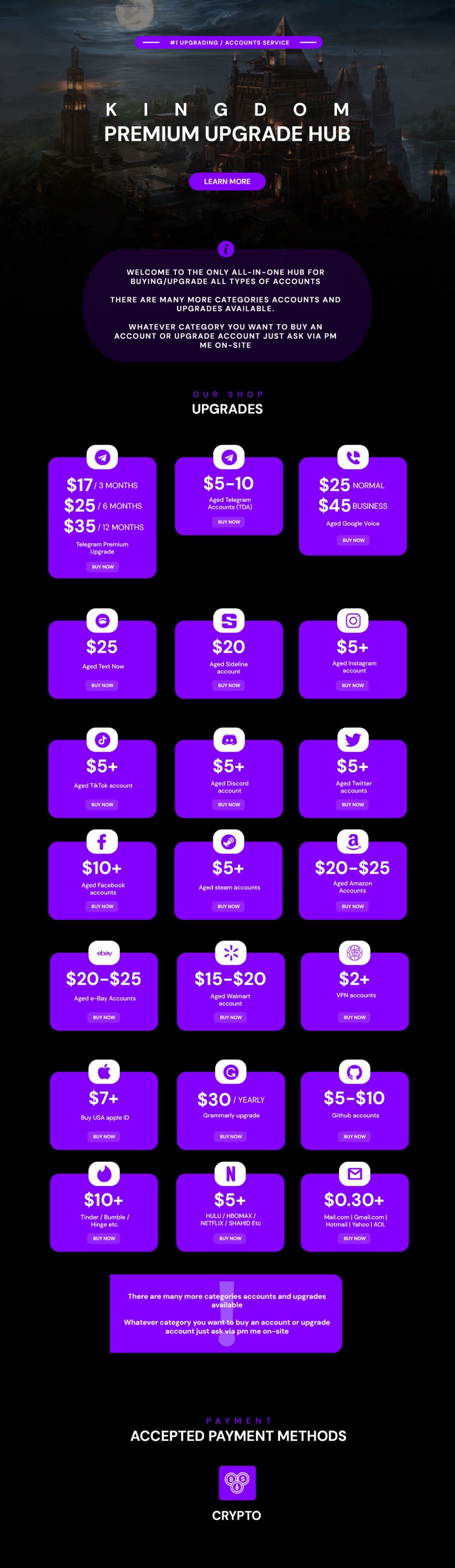 Kingdom’s All-in-one upgrade services