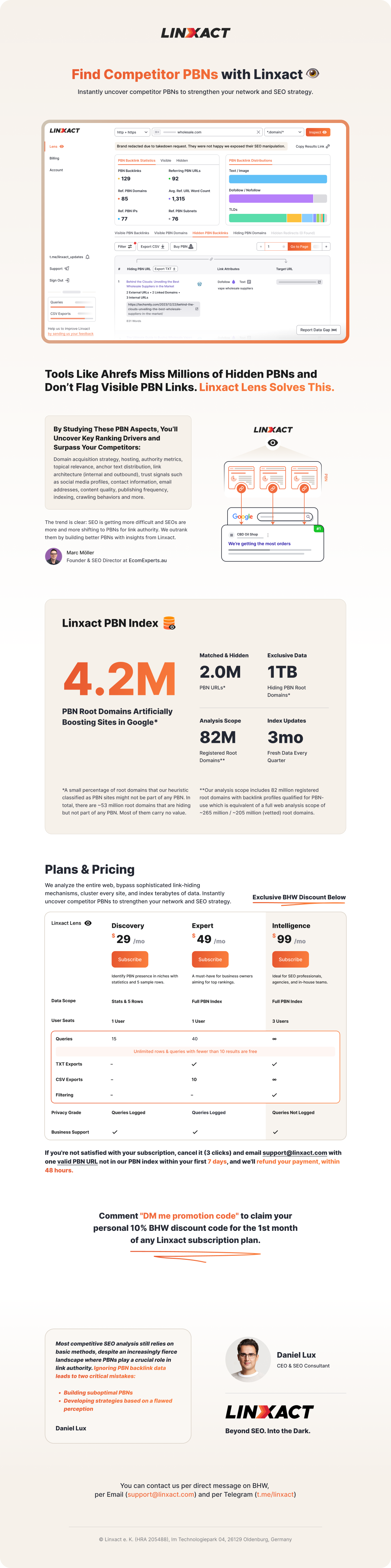 Linxact BHW Sales Thread 2025