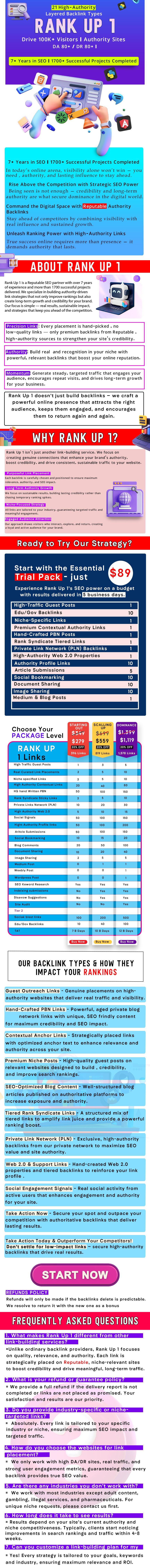 Mix backlinks service