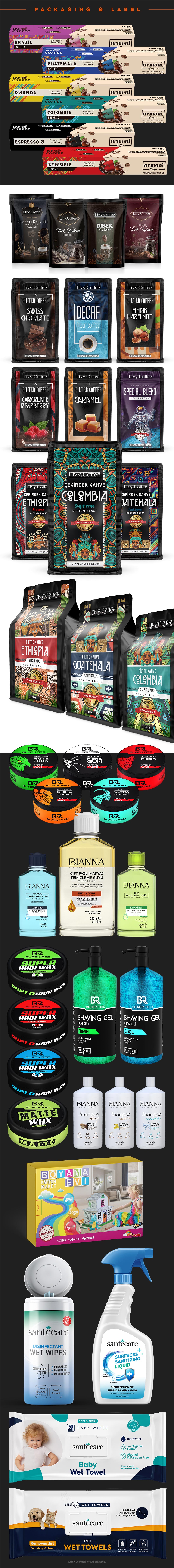 My label packaging designs[revision]