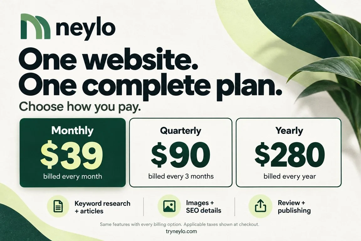 Neylo Pricing