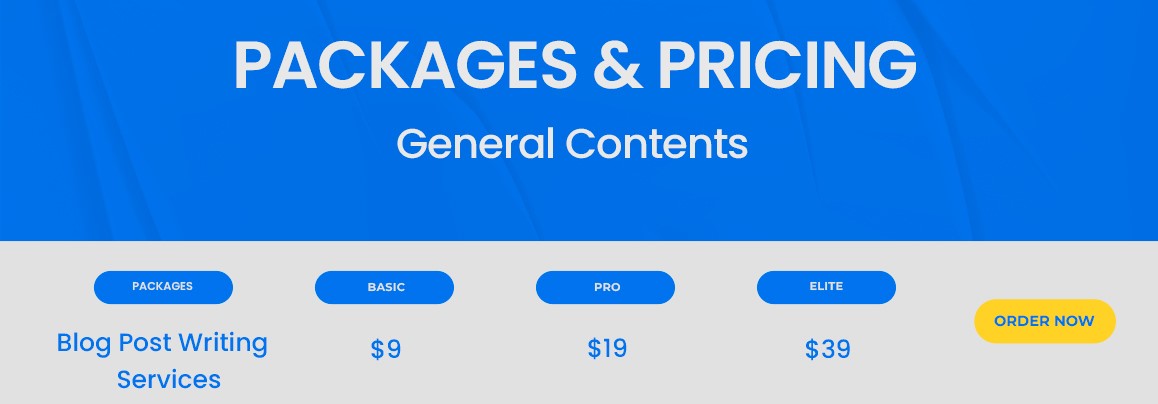 our packages