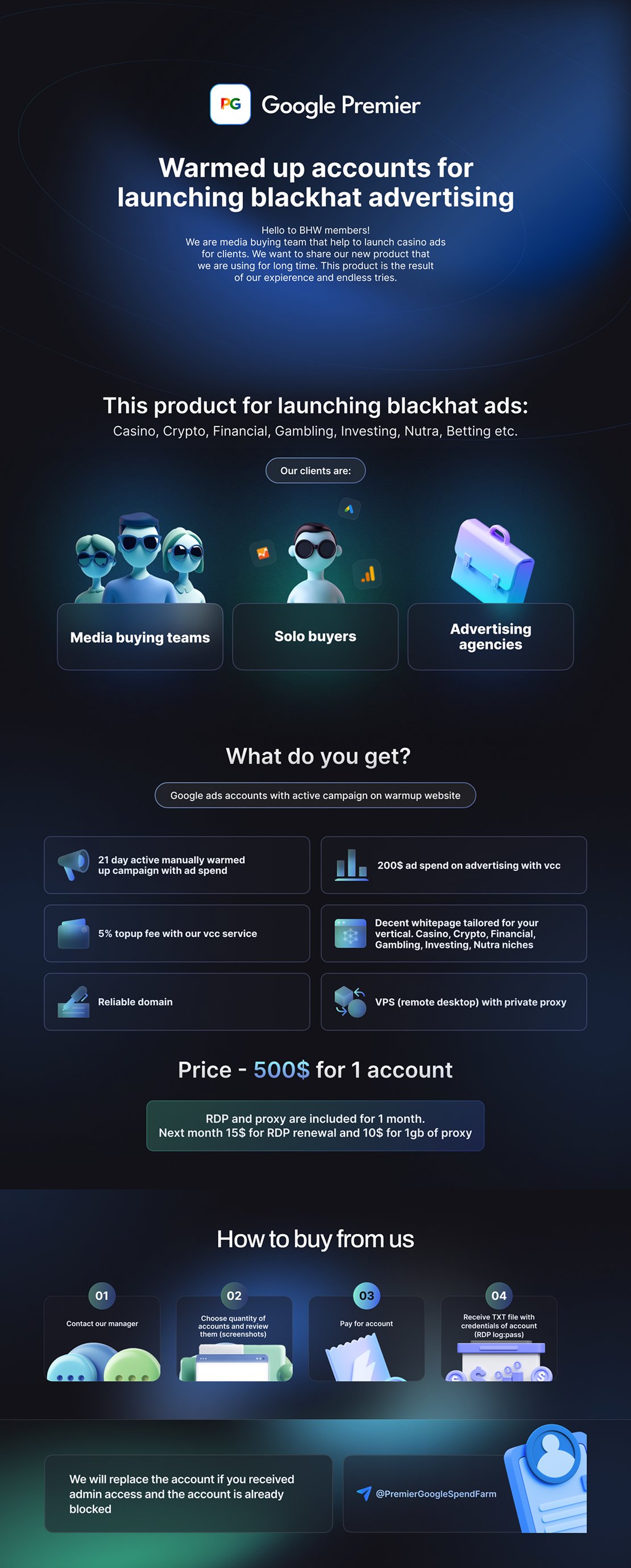 Premier Google Spend Farm