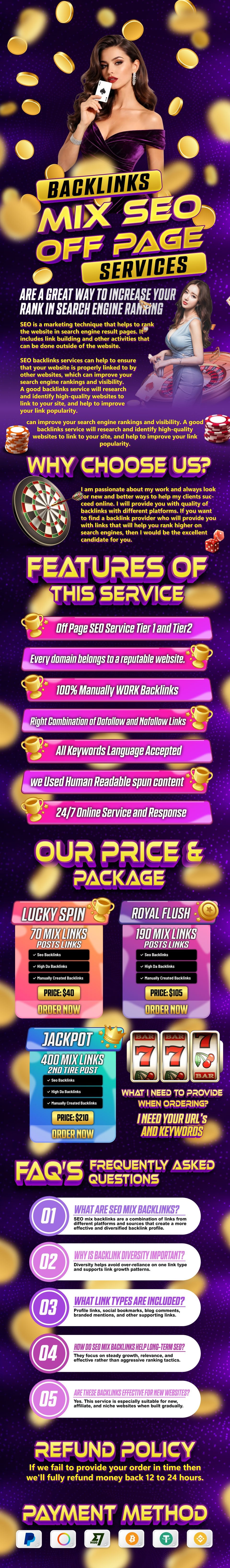 ⚡Premium Casino SEO Mix Backlinks | Boost Rankings & Authority⚡
