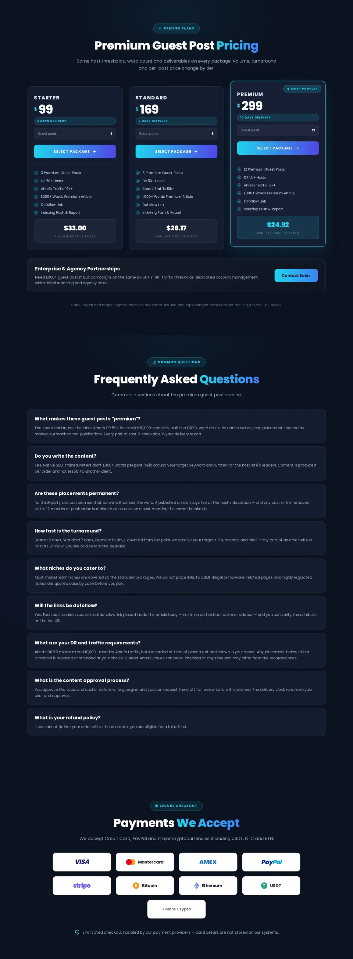 Premium Guest Posting