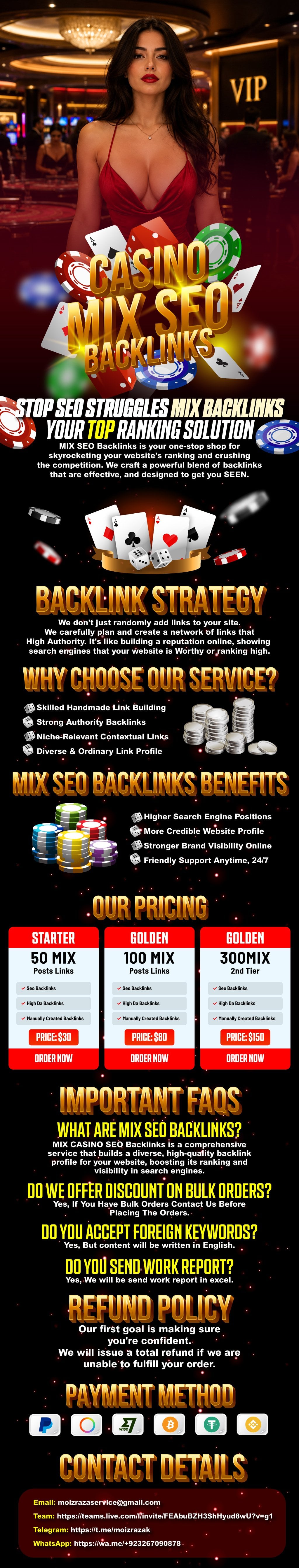 SEO Casino backlinks