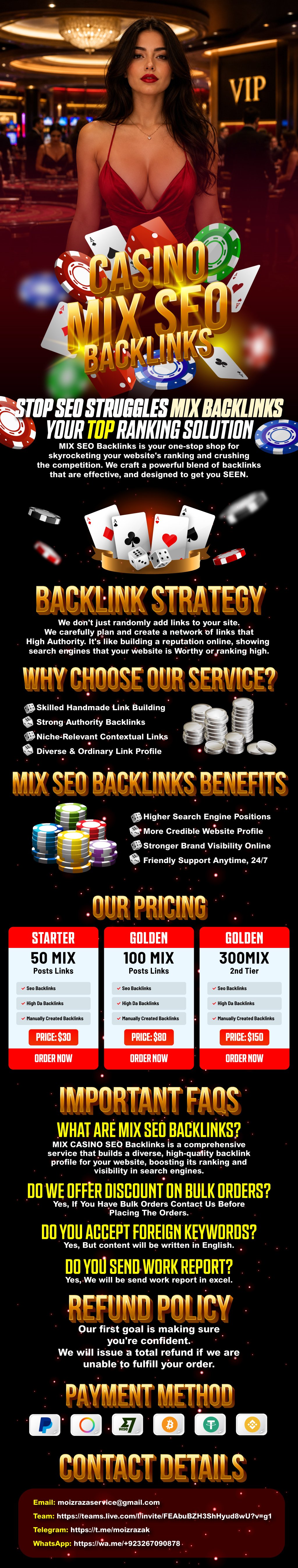 SEO Casino backlinks